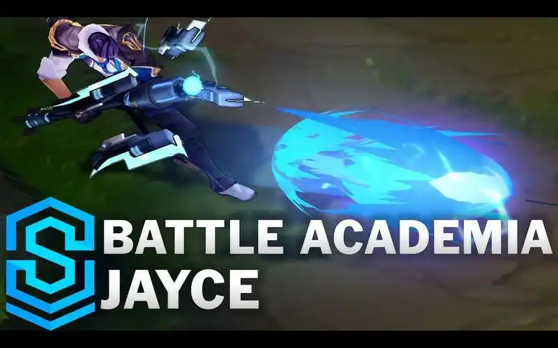 「皮肤档案室」杰斯·未来守护者 —— 战斗学院 - 英雄联盟