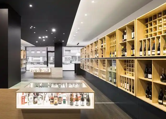 烟酒店展柜装修设计效果图2022