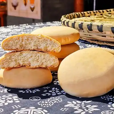 扬子湖南湖北特产江牛奶大法饼提8块发饼提篮装老发酵3份超值传统糕点