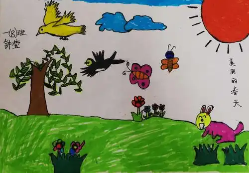 "美丽的春天"——思源实验学校一年级绘画比赛 - 美篇