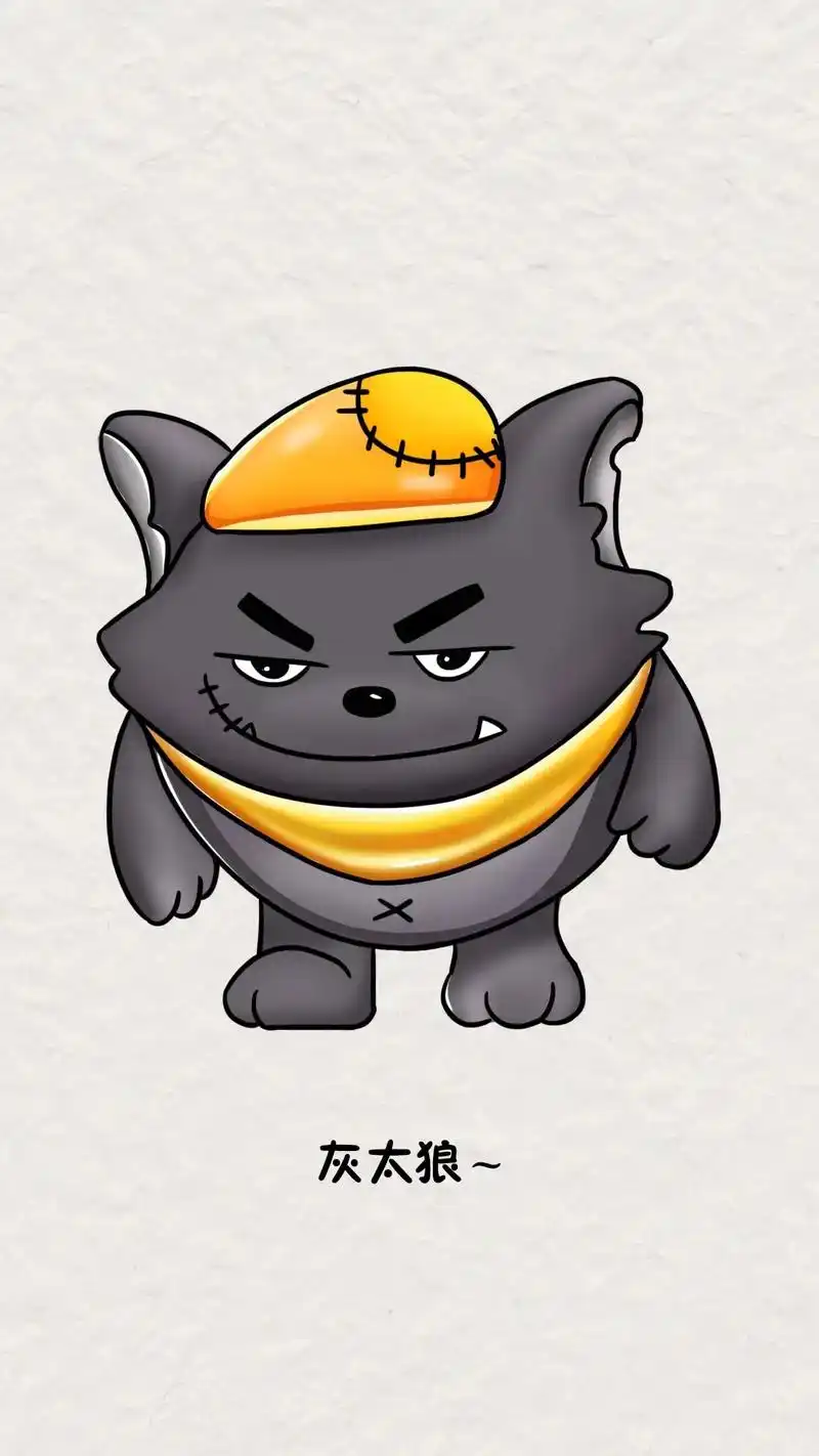 灰太狼简笔画.胖胖的灰太狼是不是也挺可爱哈哈哈~#一学就会系 - 抖音