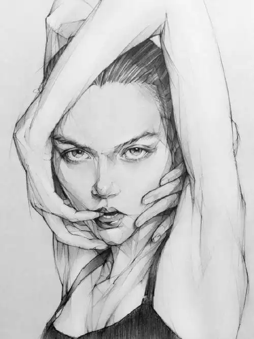 素描人物怎么画好看精选素描头像临摹素材