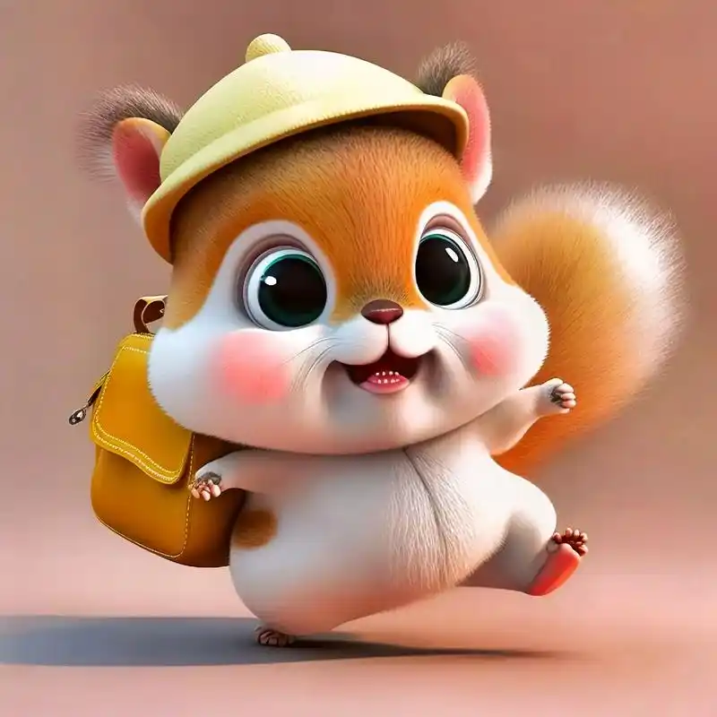 快乐的小松鼠来了.#今日份小可爱已上线 #可爱到爆炸99 # - 抖音