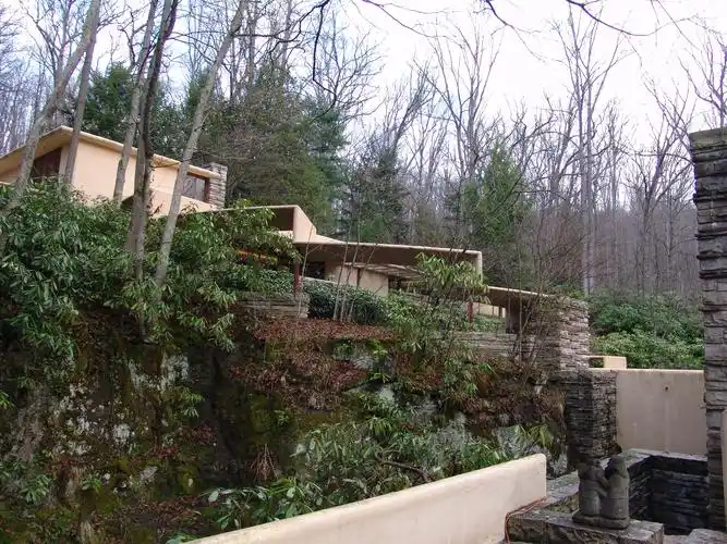 赖特frank lloyd wright(美国1867-1959)建筑作品集1-流水别墅