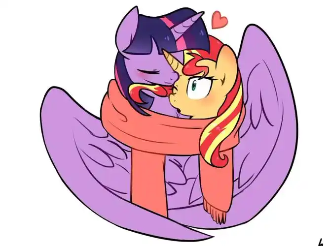 小马宝莉闪烁组暮光闪闪和余晖烁烁