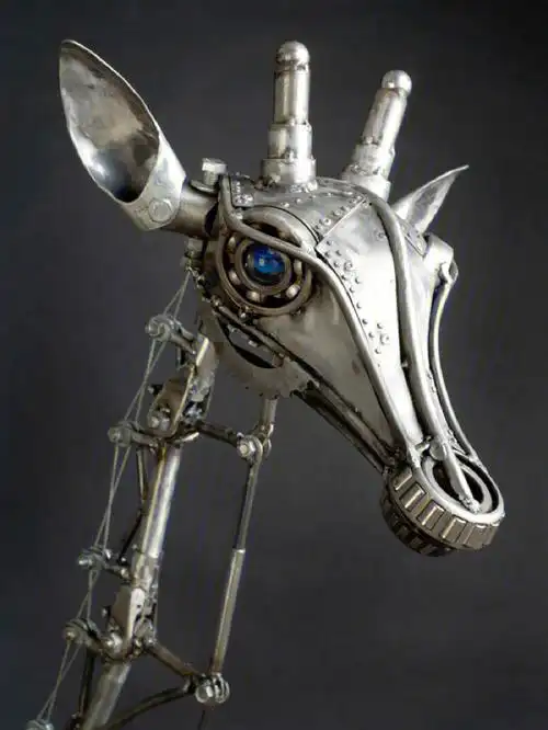 蒸汽朋克风长颈鹿