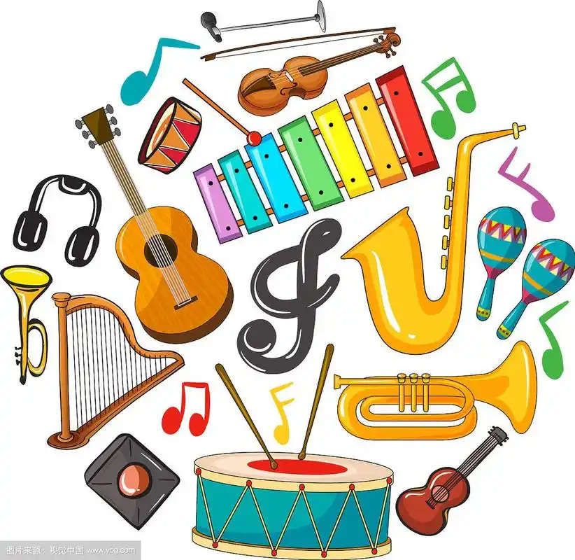 不同类型的乐器