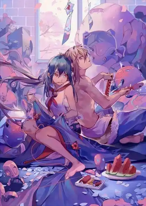 不常见的美式二次元画风口味广泛酷爱画妹子的自由插画师cottan