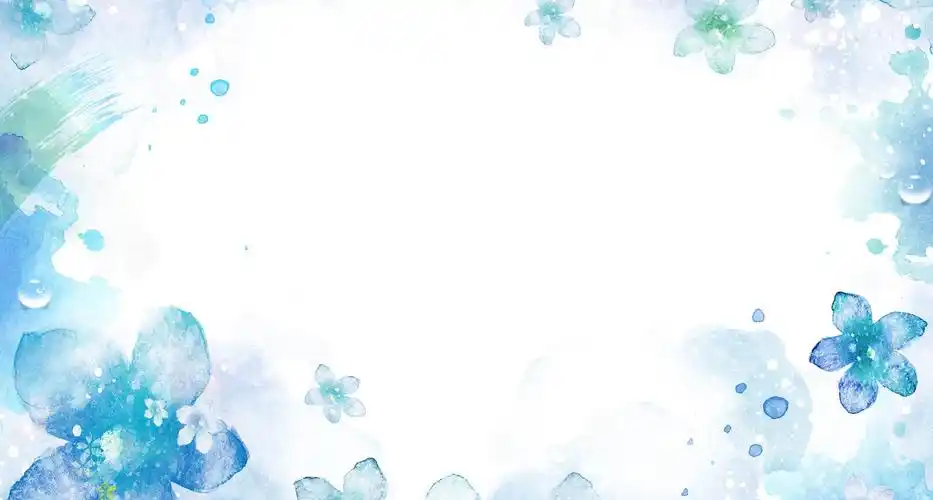 水彩花朵淡雅文艺风唯美高清背景(2张),ppt图片 - 51ppt模板网