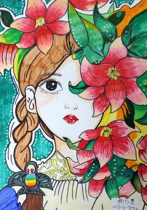 招商银行杯和美乐绘少儿美术展作品展播4