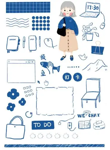 手帐素材(色系)