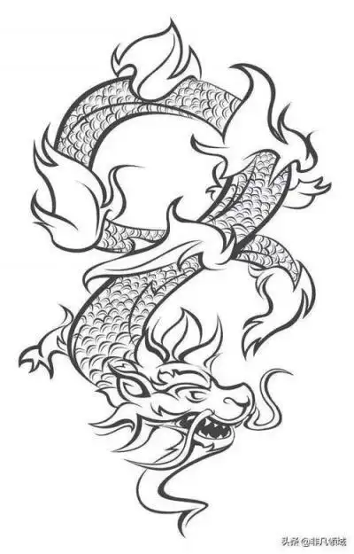 龙的简单画法