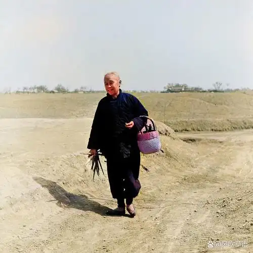老照片:1946年河北通县(今北京通州)的乡村生活(老人篇)