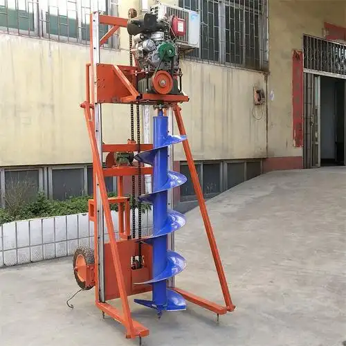 柴油型加厚钻岩石电杆打坑机 宸瑞达crd800支架电杆钻孔设备