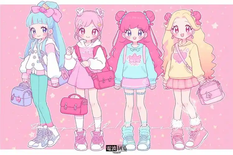 适合春天的头像四人闺蜜组