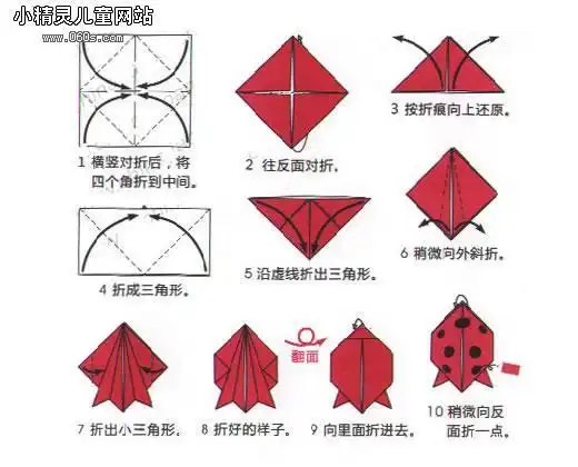幼儿折纸七星瓢虫教案