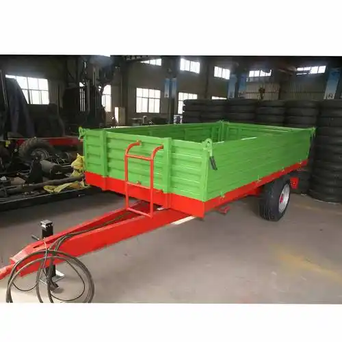 载重2吨田地运输拖车农业用车拖拉机拖车斗4吨自卸拖车