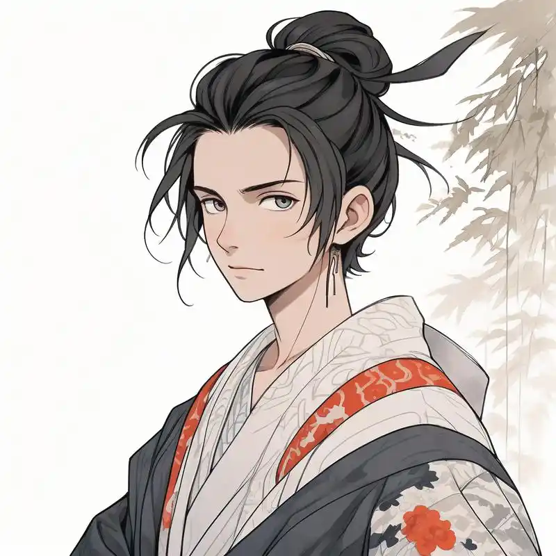 这些浮世绘风格的校霸男生头像,绝对让你在朋友圈中脱颖而出!