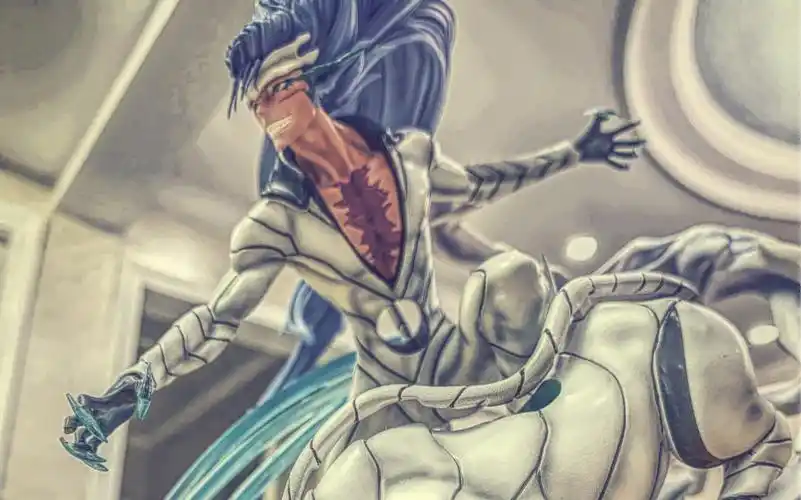 axiu开箱死神gk雕像黑珍珠破面十刃葛力姆乔手办开箱