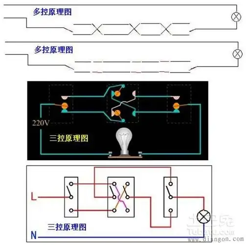 多联控开接线图