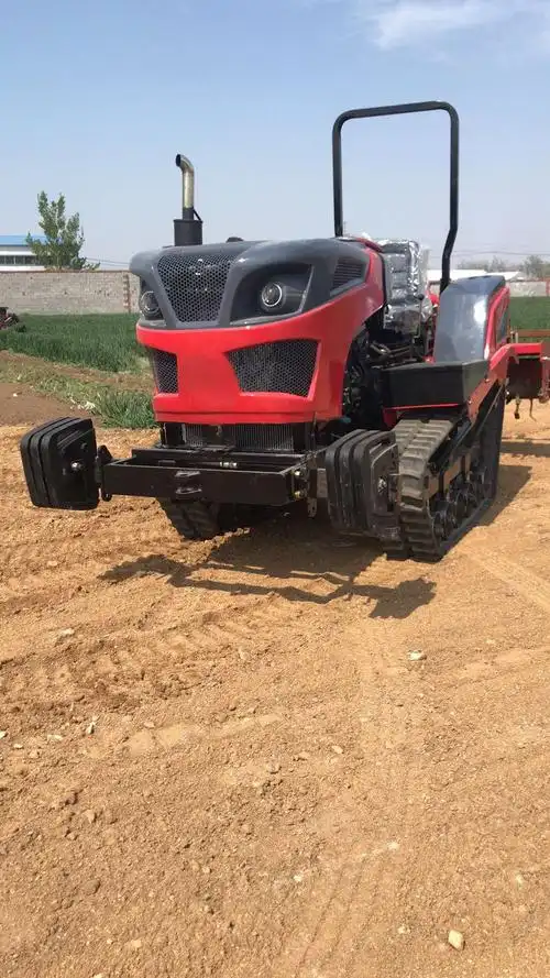 80马力大型履带拖拉机动力大效率高