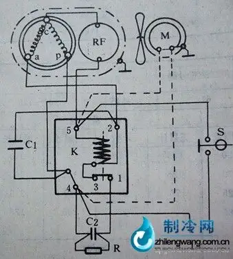 法国泰康单相压缩机接线分析
