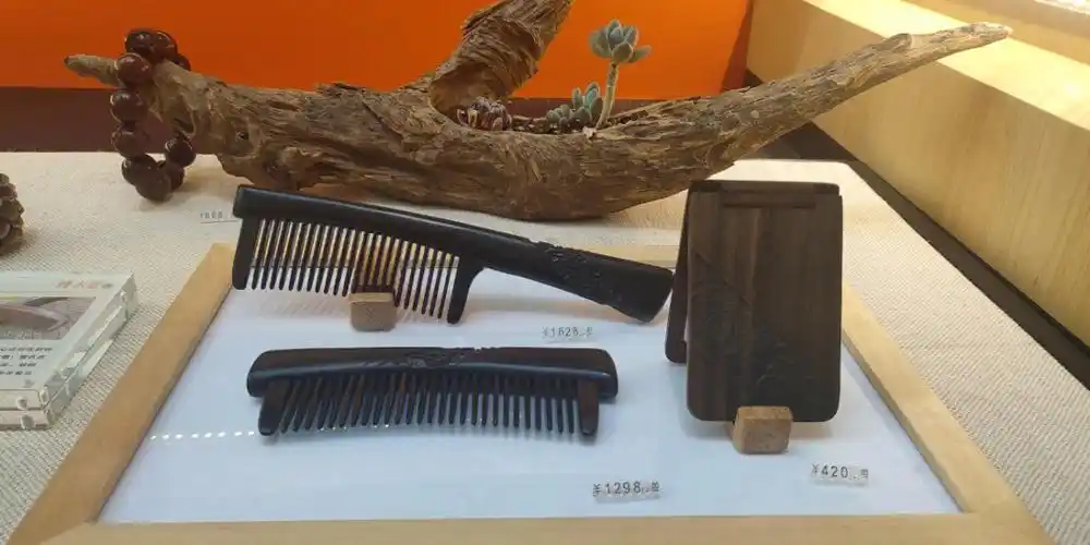 谭木匠花开富贵手工雕刻梳