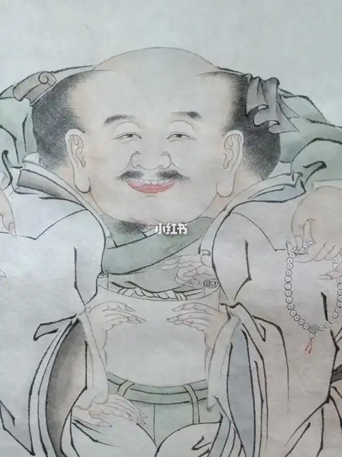 《一团和气图》是成化帝朱见深的工笔人物画,为故宫馆藏瑰宝.