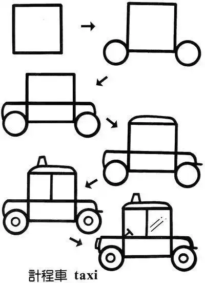 100幅创意正方形简笔画大全给孩子全新的图形认知概念