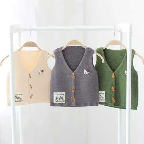 2016秋款男童宝宝小童儿童毛衣开衫外套双色针织衫外贸个性童装