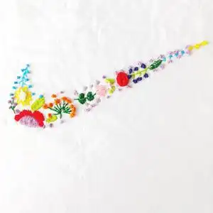 手工刺绣diy短袖情侣装定制衣服t恤自己绣图案体恤自制对勾材料包