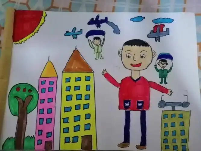 《假如我是巨人》向阳小学优秀作品展