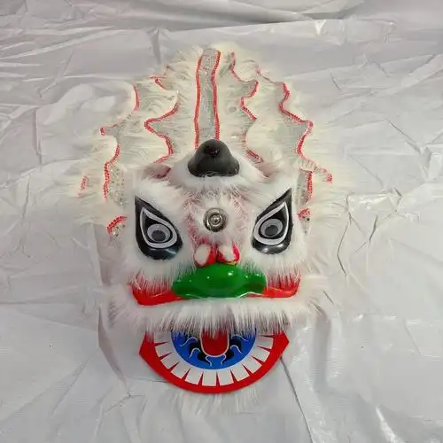 雄狮少年狮头 儿童舞狮子狮子头舞狮头醒狮套装小孩玩具舞狮道具整套