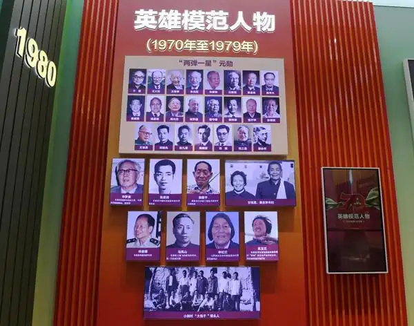 走进成就展 | 七面英雄模范人物墙