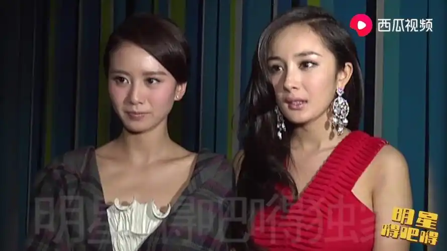 杨幂和刘诗诗关系怎么样听完她们这段采访就知道了