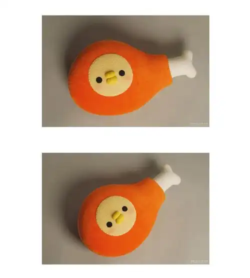 大鸡腿抱枕手工布偶萌系大鸡腿 属于吃货的居家抱枕鸡腿抱枕超萌 大