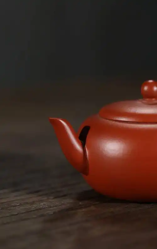 宜兴原矿紫砂朱泥小品壶摹古清代孟臣壶 120ml 文气可人 出水舒畅