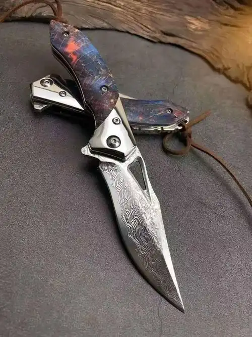 【臻羽】精品款滚轴快开折叠刀,298元包快!