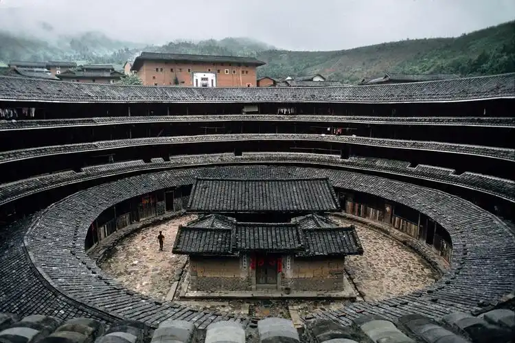 18年前的福建土楼,淳美之境,美国摄影家比尔霍克拍摄