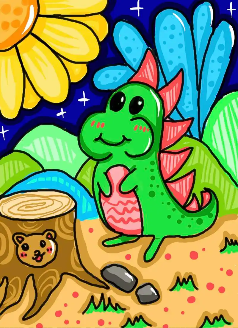 适合6-7岁宝宝的创意儿童画