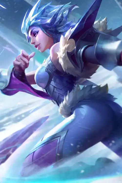 英雄联盟刀锋舞者艾瑞莉娅刀妹冰霜之刃皮肤26