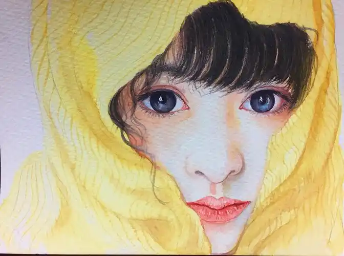 一些小清新水彩人物练笔