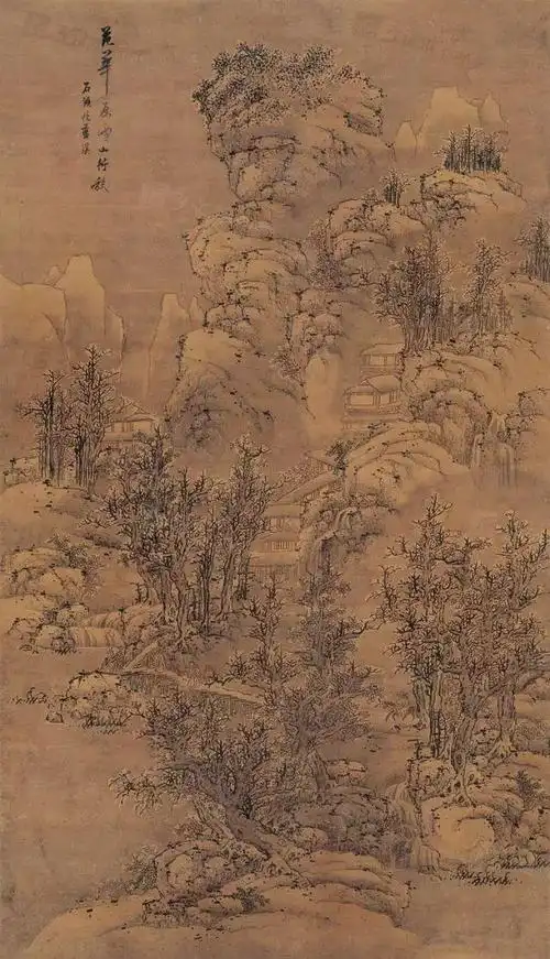 明代画家蓝瑛山水画精品欣赏