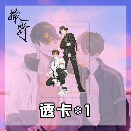 全新撒野透卡动漫周边精品礼物可爱卡牌收藏欣赏透明小卡片