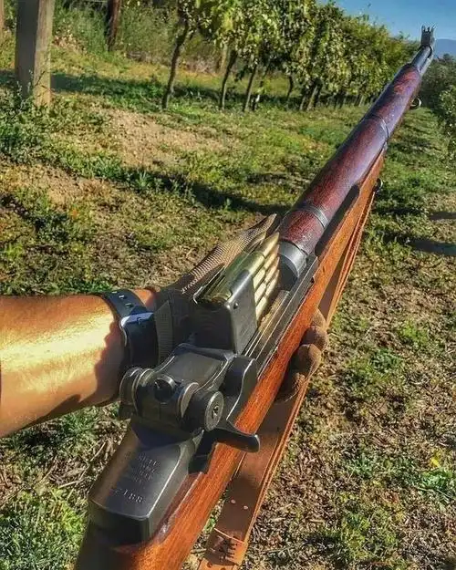 m1加兰德步枪是第二次世界大战中最著名的半自动步枪,除了m1卡宾枪外