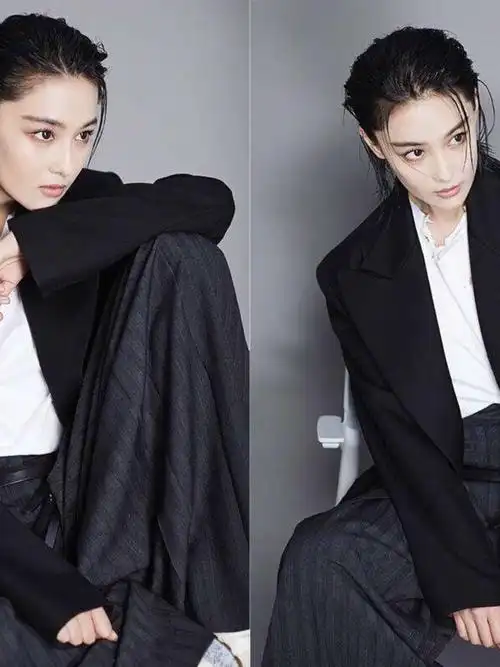 难辨雌雄的英气脸