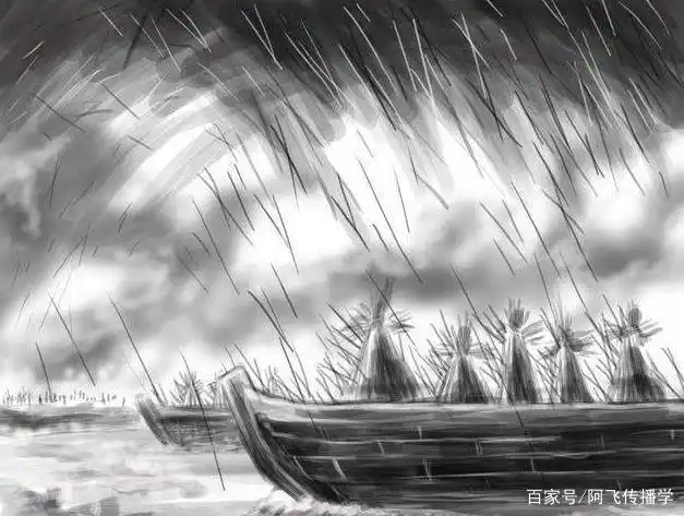 诸葛亮草船借箭时,有谁注意鲁肃的一句话,难怪曹操不敢用火箭