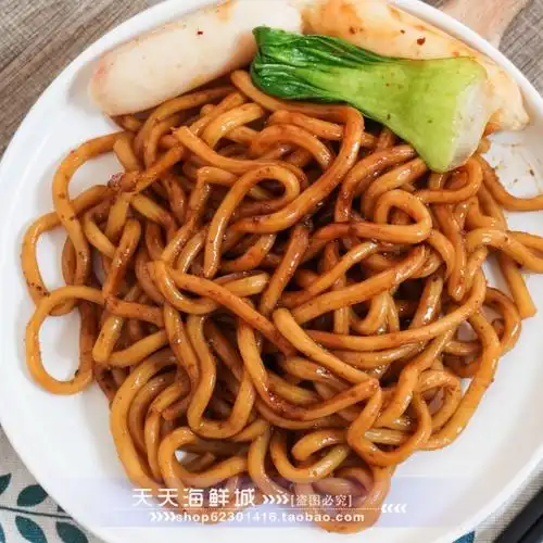 便利店日式乌冬面袋装包带酱家庭装200g寿桃牌xo酱拌乌冬面