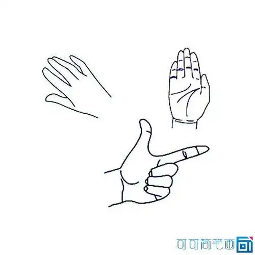 手的画法简笔画手的画法简笔画图片