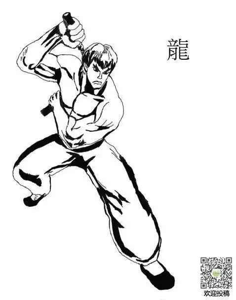 李小龙简笔画图片李小龙儿童绘画图集2